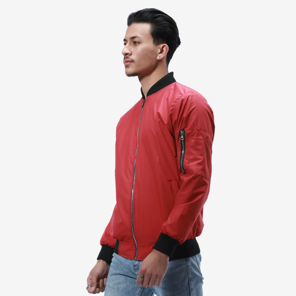 Summer Double Layer Bomber Windcheater Jacket For Men. - Fashion | Jackets For Men | Men's Wear | Windcheaters | - Image 5