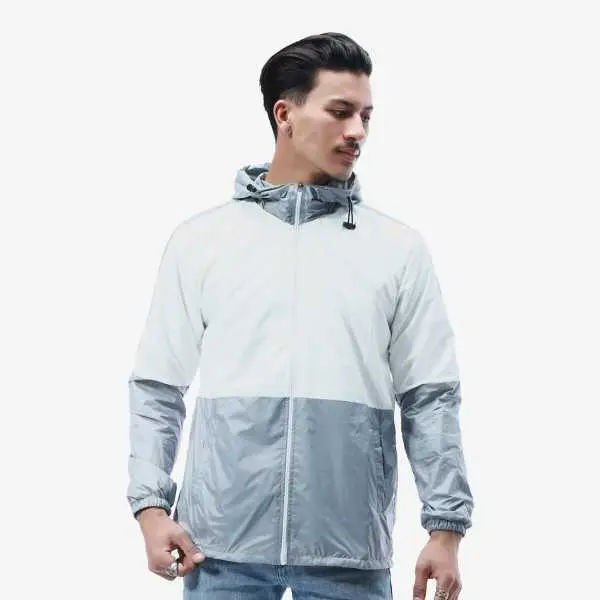 Summer Double Layer Hooded Windcheater Jacket For Men. - Fashion | Jackets For Men | Men's Wear | Windcheaters | - Image 2
