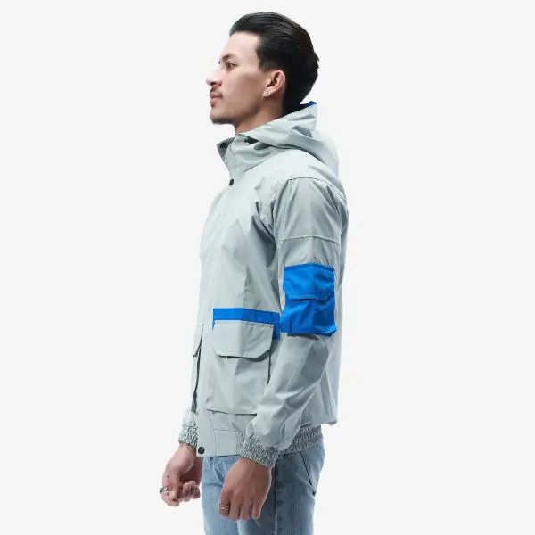Summer Double Layer Hooded Windcheater Jacket For Men. - Fashion | Jackets For Men | Men's Wear | Windcheaters | - Image 3
