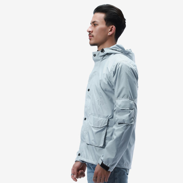 Summer Double Layer Hooded Windcheater Jacket For Men. - Fashion | Jackets For Men | Men's Wear | Windcheaters | - Image 3