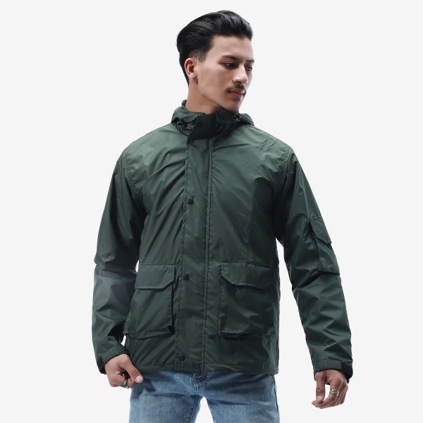 Summer Double Layer Hooded Windcheater Jacket For Men. - Fashion | Jackets For Men | Men's Wear | Windcheaters | - Image 4