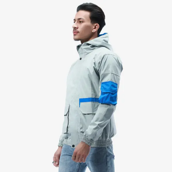 Summer Double Layer Hooded Windcheater Jacket For Men. - Fashion | Jackets For Men | Men's Wear | Windcheaters | - Image 4