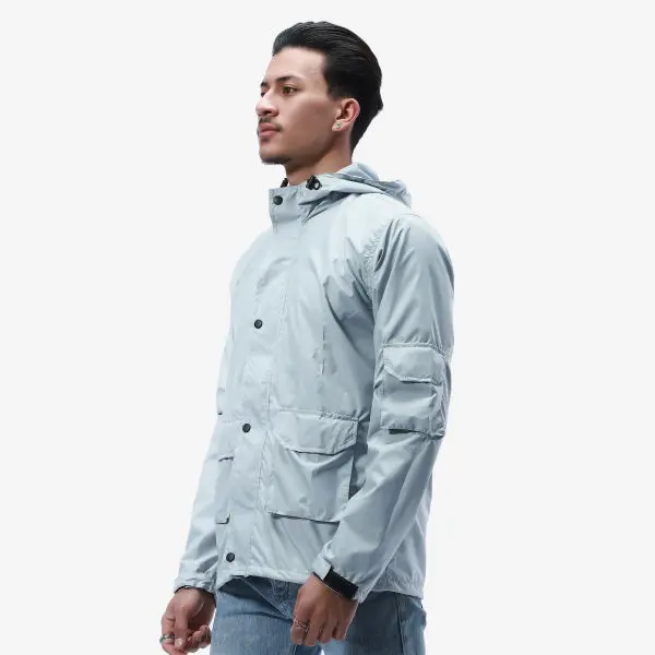 Summer Double Layer Hooded Windcheater Jacket For Men. - Fashion | Jackets For Men | Men's Wear | Windcheaters | - Image 4