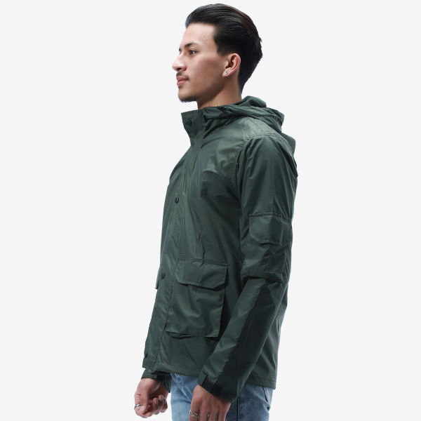 Summer Double Layer Hooded Windcheater Jacket For Men. - Fashion | Jackets For Men | Men's Wear | Windcheaters | - Image 5