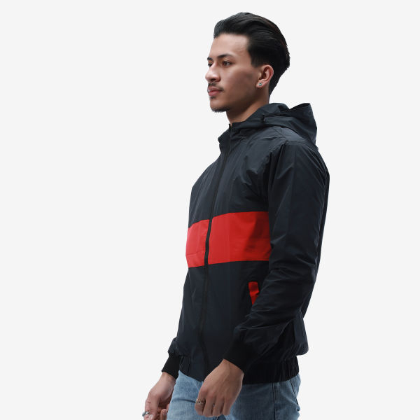 Summer Double Layer Hooded Windcheater Jacket For Men. - Fashion | Jackets For Men | Men's Wear | Windcheaters | - Image 5