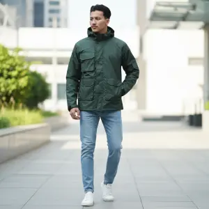 Summer Double Layer Hooded Windcheater Jacket For Men. - Fashion | Jackets For Men | Men's Wear | Windcheaters |
