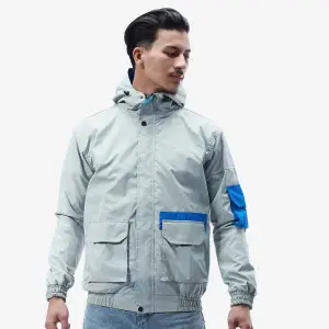 Summer Double Layer Hooded Windcheater Jacket For Men. - Fashion | Jackets For Men | Men's Wear | Windcheaters |
