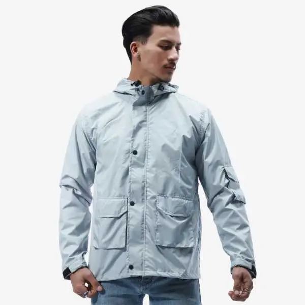 Summer Double Layer Hooded Windcheater Jacket For Men. - Fashion | Jackets For Men | Men's Wear | Windcheaters |