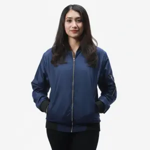 Summer Double Layered Bomber Jacket For women. - Fashion | Jackets For Women | Women's Wear | Bomber Jackets |