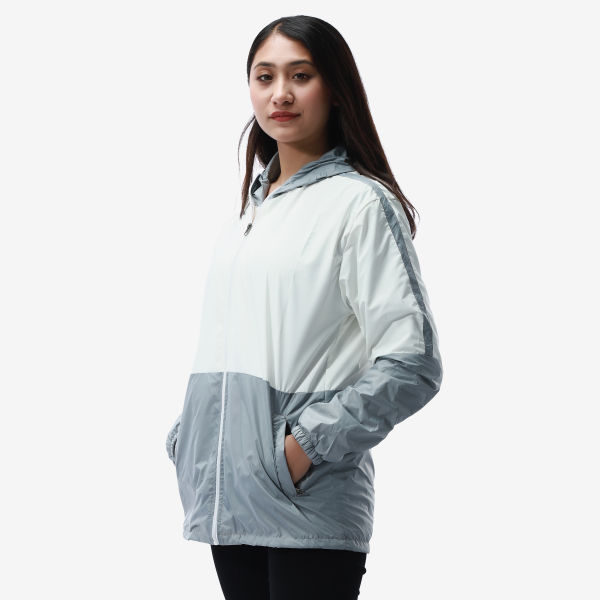 Summer Double Layered Fancy Windproof Jacket For Women. - Fashion | Jackets For Women | Women's Wear | Windproof Jackets | - Image 2