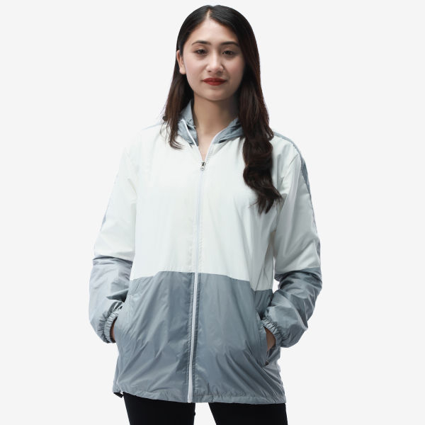 Summer Double Layered Fancy Windproof Jacket For Women. - Fashion | Jackets For Women | Women's Wear | Windproof Jackets | - Image 4