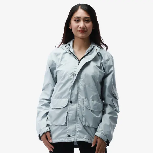 Summer Double Layered Windproof Jacket For Women. - Fashion | Jackets For Women | Women's Wear | Windproof Jackets | - Image 2