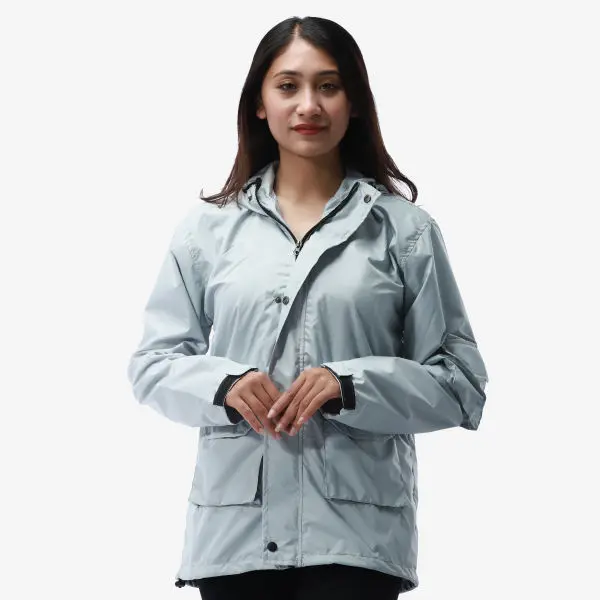 Summer Double Layered Windproof Jacket For Women. - Fashion | Jackets For Women | Women's Wear | Windproof Jackets | - Image 3