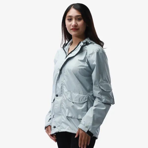 Summer Double Layered Windproof Jacket For Women. - Fashion | Jackets For Women | Women's Wear | Windproof Jackets | - Image 4
