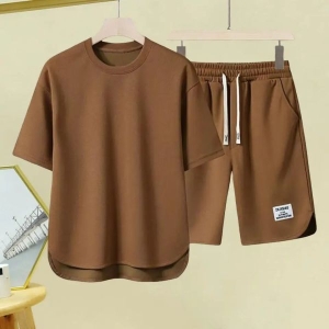 Summer Good Quality Chinese Terry Half sleeve T-shirt and Shorts.