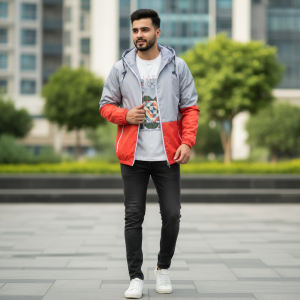 Summer Hooded Windcheater Jacket For Men - Fashion | Jacket For Men | Windcheater For Men | Men'S Wear