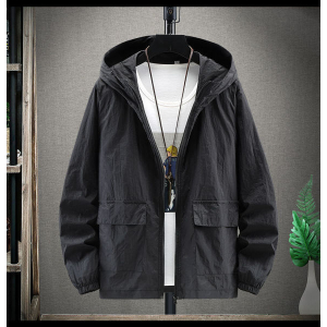 Summer Lightweight Thin Single Layer Sun Protected windcheater Jacket.