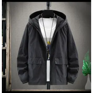 Summer Lightweight Thin Single Layer Sun Protected windcheater Jacket.