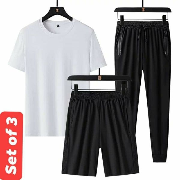 Summer Shorts/ Jogger And T-Shirt Set For Men - Fashion | Joggers For Men | Men's Wear | Joggers | T-Shirts | - Image 3
