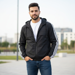 Summer Single Layer Hooded Windcheater For Men - Fashion | Jackets For Men | Windcheaters For Men | Men'S Wear