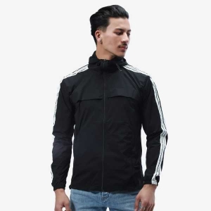 Summer Single Layer Hooded Windcheater Jacket For Men. - Fashion | Jackets For Men | Men's Wear | Windcheaters |