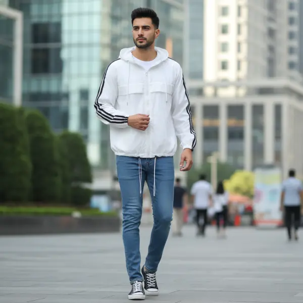 Summer Thin Sunblock And Dustproof Windcheater Jacket For Men - Fashion | Jackets For Men | Windcheater For Men - Image 2