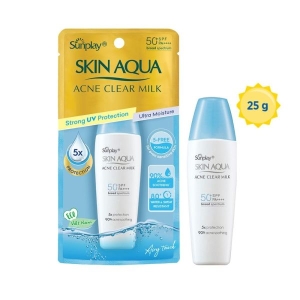 Sunplay Skin Aqua Acne Clear Milk 50+ 25g