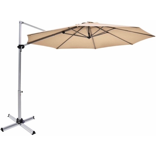 Sunshade Courtyard Garden Villa with Light LED Sun Umbrella Terrace Garden Layout Outdoor Umbrella - Image 3