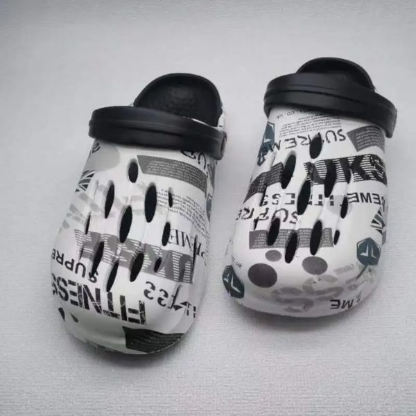 Super Comfortable Anti-Skid Crocs For Mens,Stylish And Soft Printed Slippers - Image 3