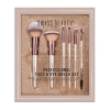 Swiss Beauty Professional Face & Eye Brush Set of 6 with Synthetic Fibres and Easy Blending For Cream