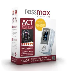 Swiss Rossmax One Year Warranty Fingertip Pulse Oximeter With Artery Check Technology