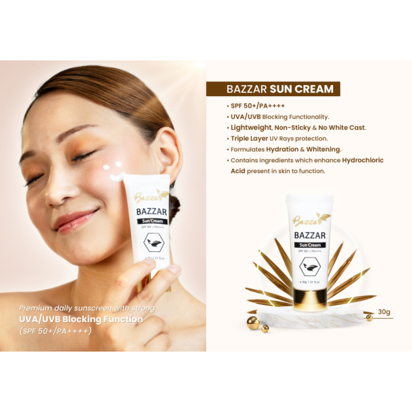SYBazzar Sun Cream SPF 50+/PA++++ 30 Gm - Image 4