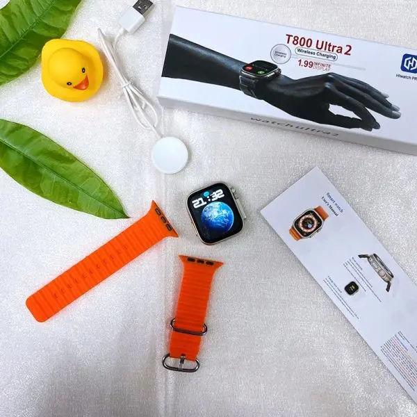 T800 Ultra 2 Smart Watch Series 9 2024 Bluetooth Call Wireless Charging Smartwatch For Android & 10S Premium Quality Application - Image 3