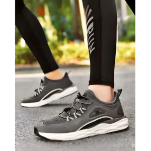 Tabolu Brown Sole Lace Free Sports Shoe For Men