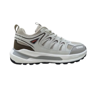 Tabolu Brown/White Sole Lace Free Sports Shoes For Men