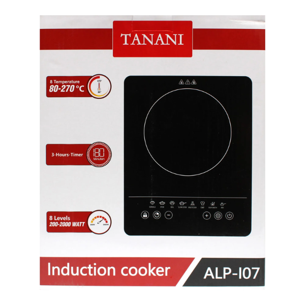 Tanani Induction Cooker 2000 Watt ALP 106 with Four Cooking Mode Multi-functional In-built Timer - Image 4