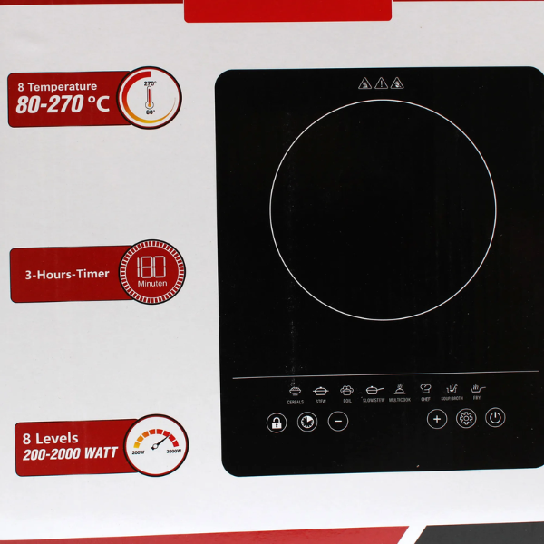 Tanani Induction Cooker 2000 Watt ALP 106 with Four Cooking Mode Multi-functional In-built Timer - Image 5