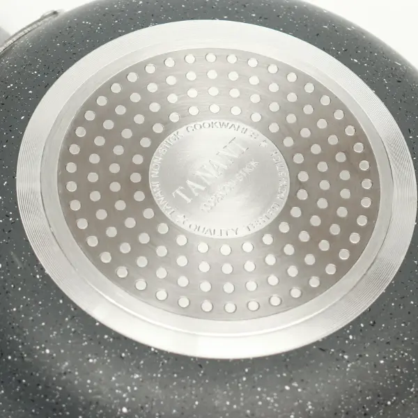 Tanani Non Stick Induction Base Non Stick With Glass Lid (28 cm) 4 mm Thick - Image 2