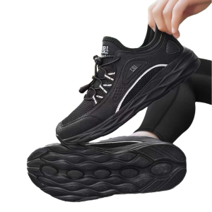 TBL Tabolu Black Sole Lace Free Sports Shoe for Men