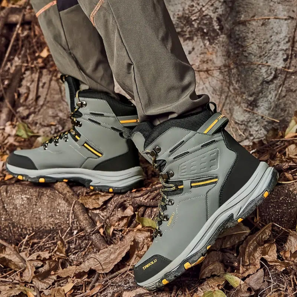 TBL Tabolu Brown/Gray Trekking And Hiking Premium Shoes For Men and Women - Image 3