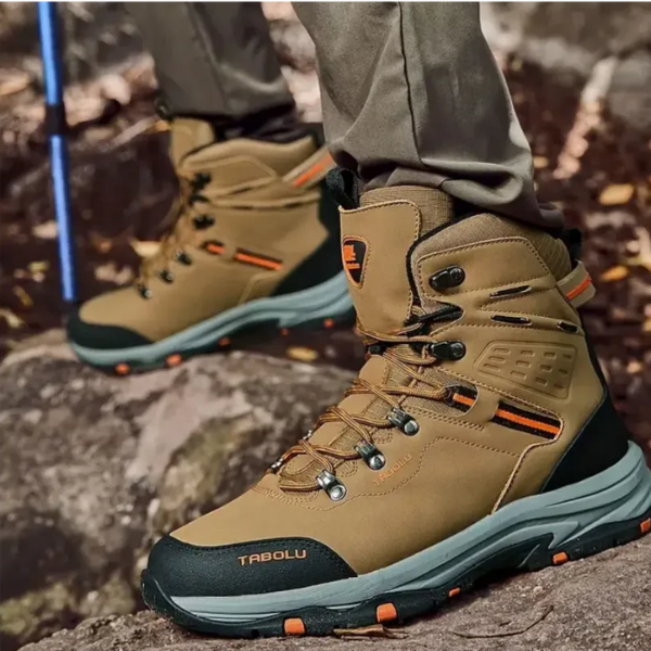 TBL Tabolu Brown/Gray Trekking And Hiking Premium Shoes For Men and Women - Image 5