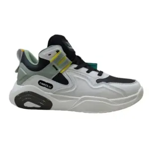 TBL Tabolu Green/White Sole Lace Free Sports Shoes for Men