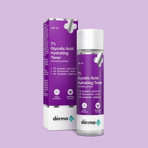 TDC 7% Glycolic Acid Hydrating Toner with Glycolic Acid & Hyaluronic Acid For Gentle Exfoliation - 150 ml