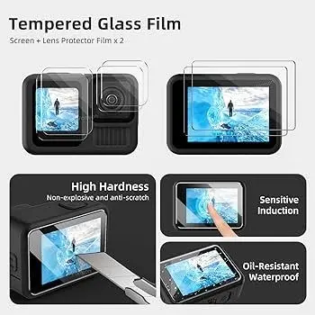 Tempered Glass Screen Lens Front Screen Protector for GoPro Hero 13 Black - Image 4