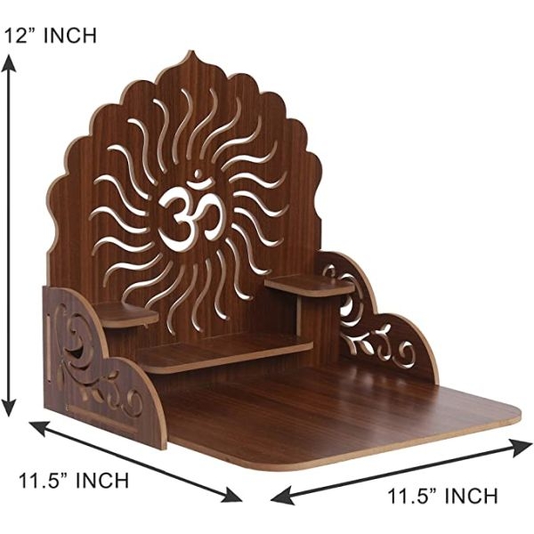 Temple Wooden Wall Mount Temple for Home - Image 6