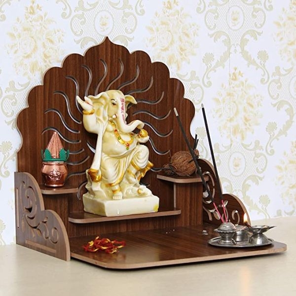 Temple Wooden Wall Mount Temple for Home - Image 7
