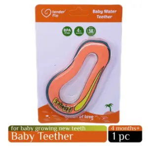 Tender Flo Baby Teether | 1 Piece | Available 6 Choices | Sterile Water Filled, BPA Free, 20gm