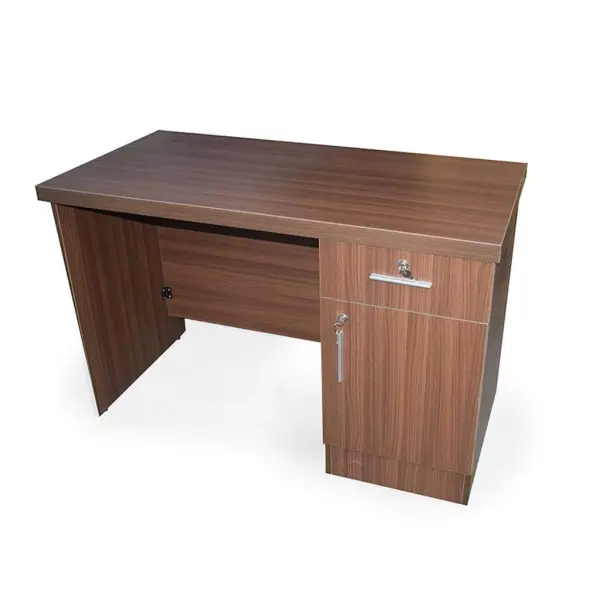 Computer Or Laptop Working Wooden Strong Table in Walnut Color (4 Feet and 5feet Options)