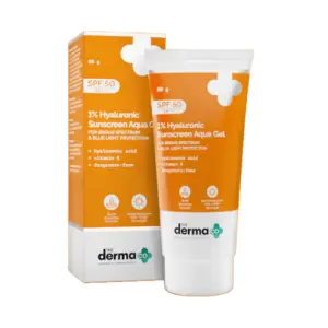 The Derma Co 1% Hyaluronic Sunscreen Aqua Gel 80gm