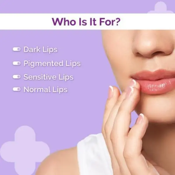 The Derma Co 1% Kojic Acid Lip Balm With Alpha Arbutin & Hyaluronic Acid - 4g - Image 2